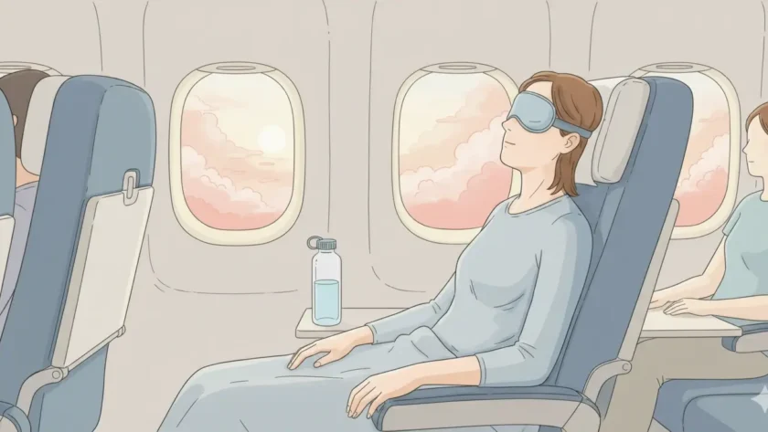 illustration gérer le jetlag