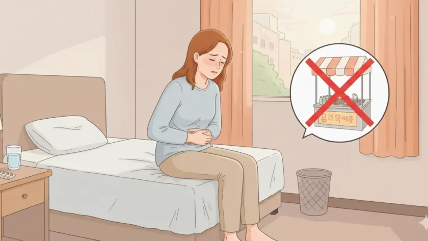 illustration intoxication alimentaire voyage