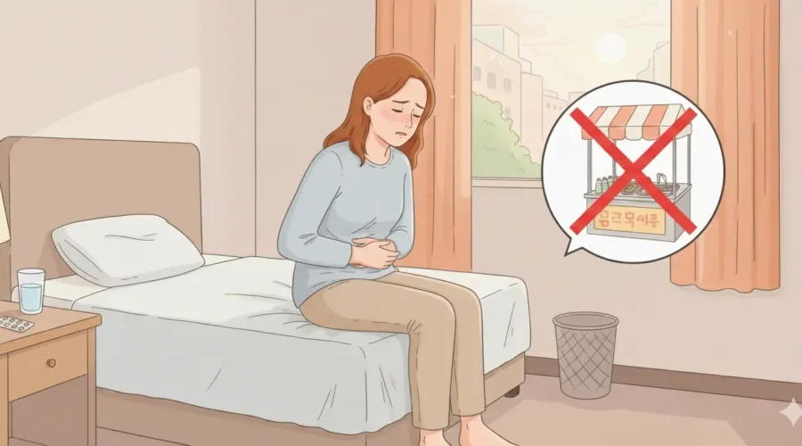 illustration intoxication alimentaire voyage