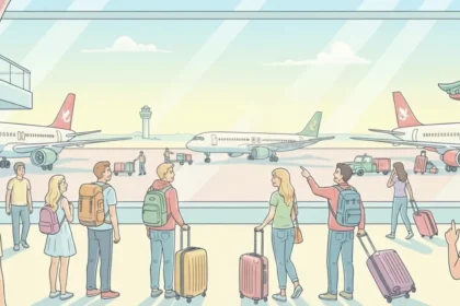 illustration article de blog sur les compagnies aériennes à éviter en Asie