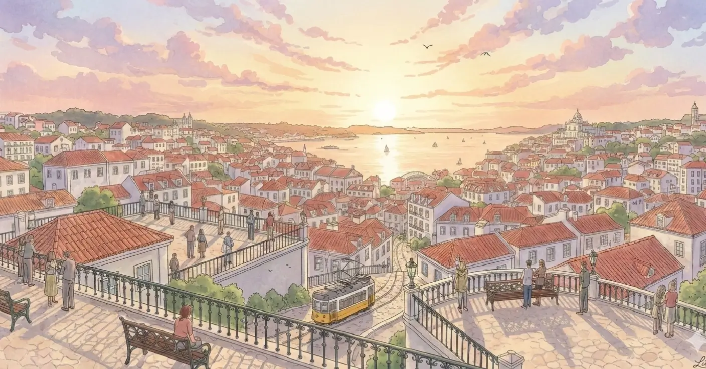 les plus beaux miradors de Lisbonne