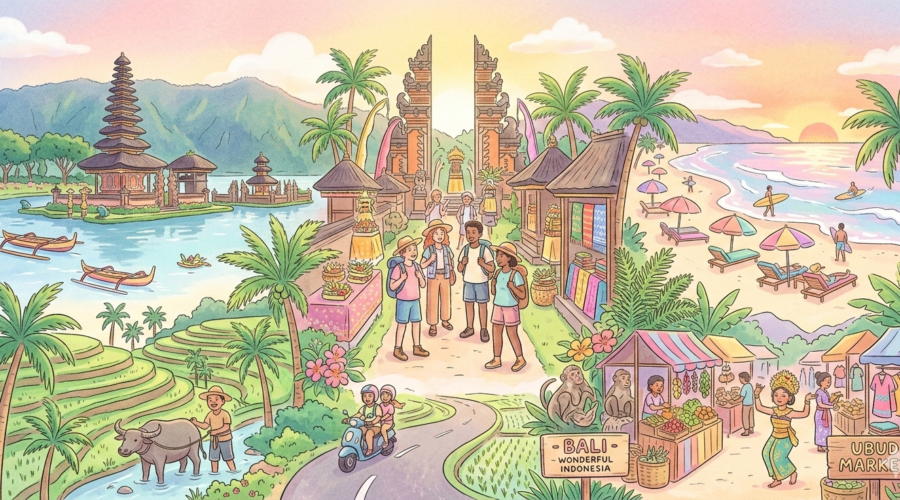 endroits surtouristiques à Bali