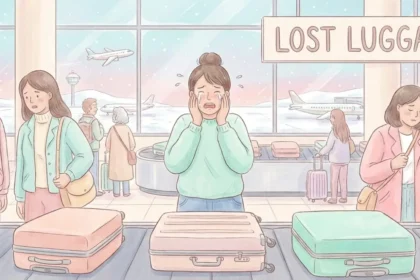 illustration article perte de valise