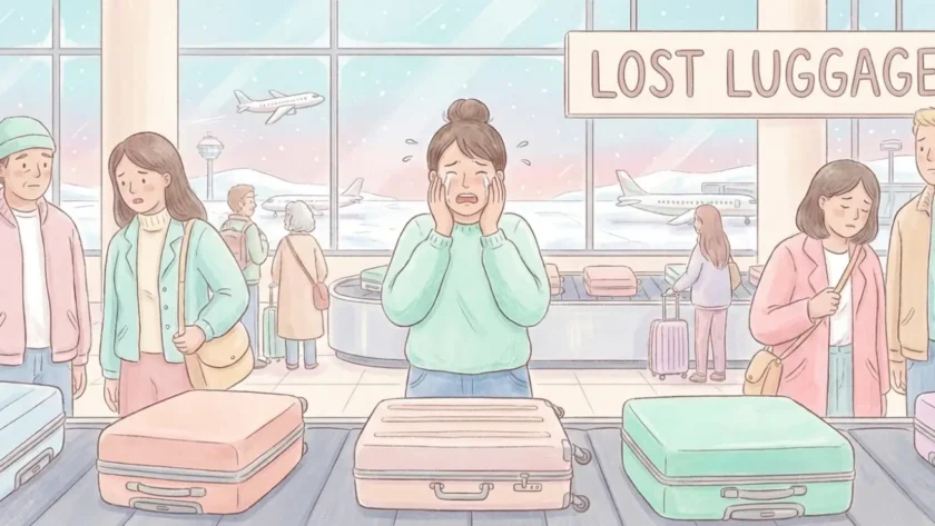 illustration article perte de valise