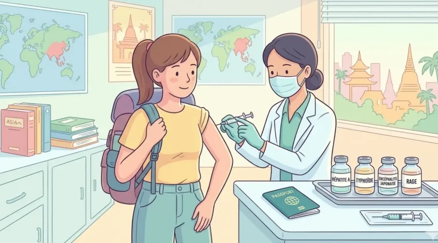 vaccins nécessaires pour un voyage en asie du sud-est