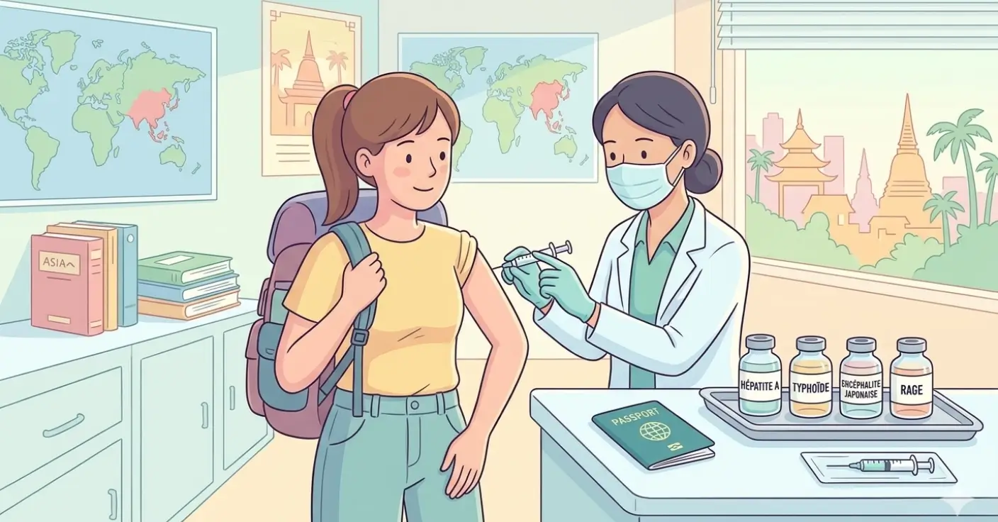 vaccins nécessaires pour un voyage en asie du sud-est